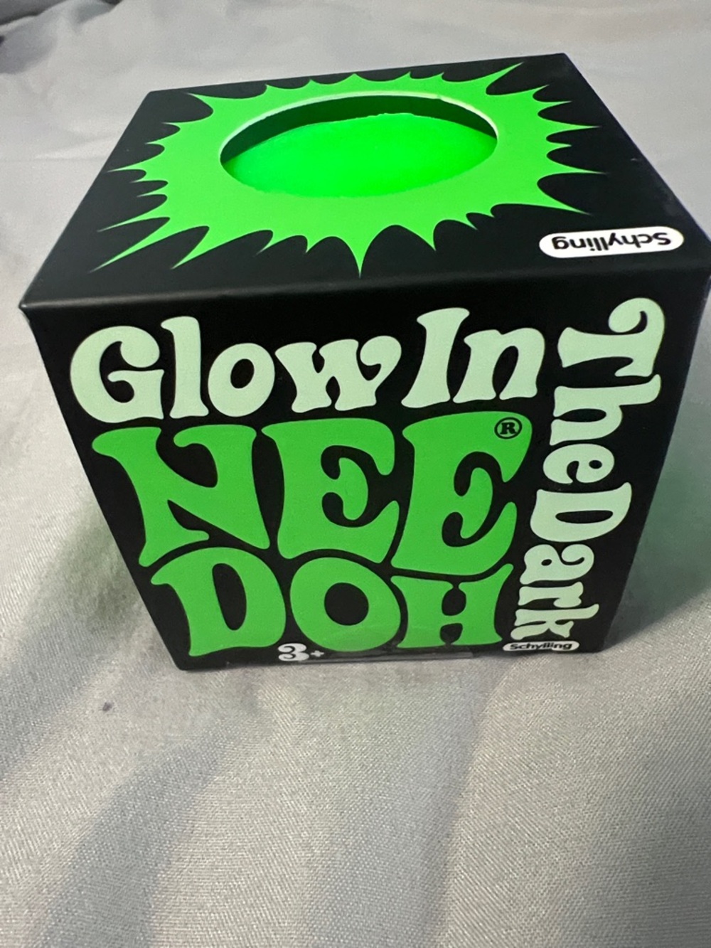 Glow in the Dark NeeDoh Neon Green Stress Ball
